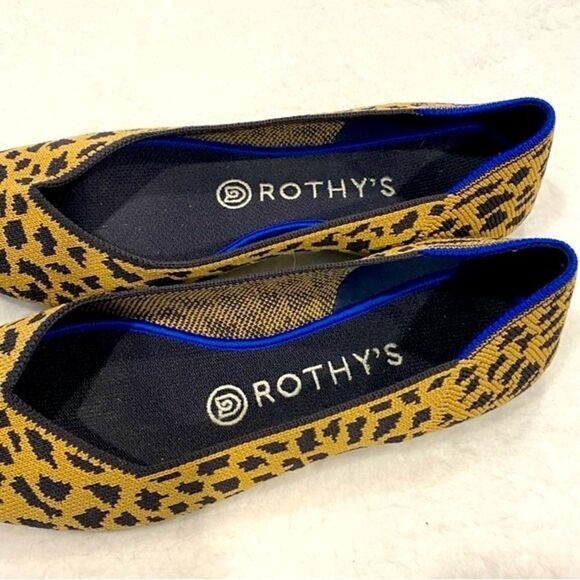 ROTHY’S THE POINT CHEETAH PRINT FLATS - RETIRED - Picture 4 of 7